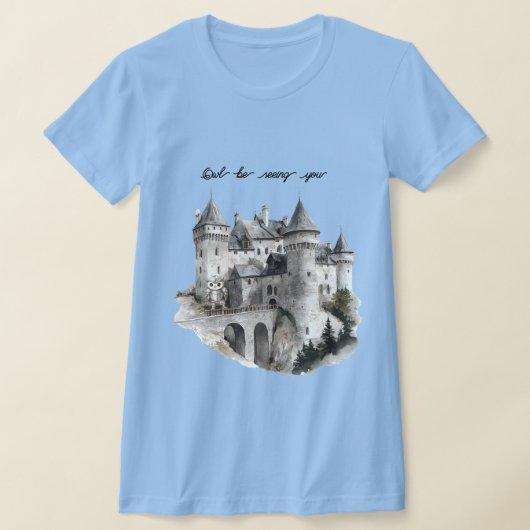 Castle Owl Be Seeing You Tシャツ (レイダウン)