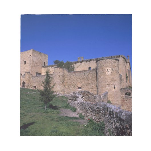 Castle Pedraza、スペインのカスティーリレオン ノートパッド (正面)