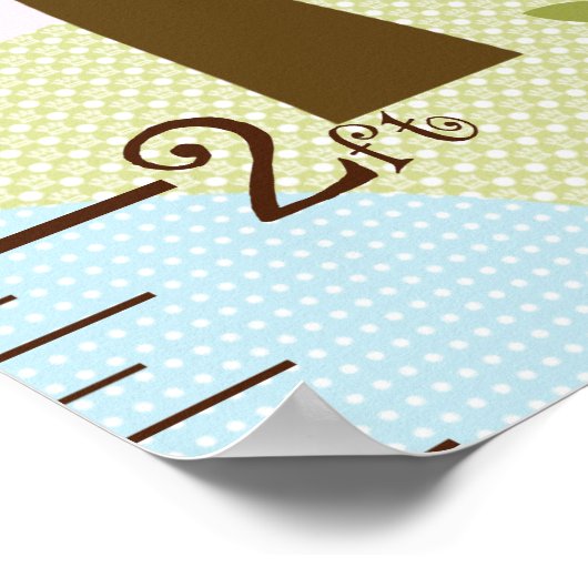 Castle/Princess Dreams Growth Chart Keep at 8x44! ポスター (角)