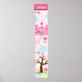 Castle/Princess Dreams Growth Chart Keep at 8x44! ポスター