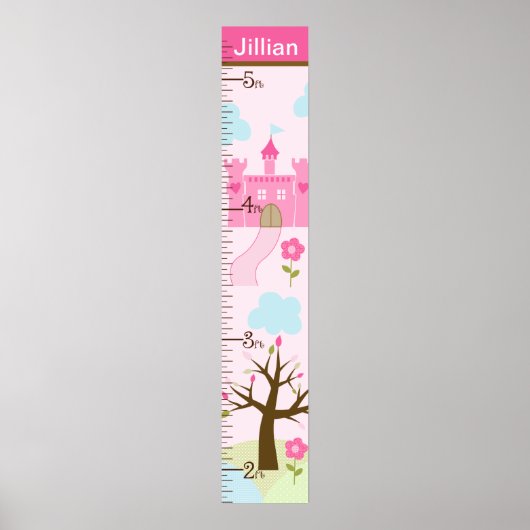 Castle/Princess Dreams Growth Chart Keep at 8x44! ポスター (正面)