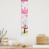 Castle/Princess Dreams Growth Chart Keep at 8x44! ポスター (キッチン)