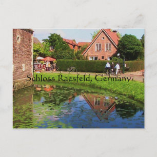 Castle Raesfeld （ドイツ）はがき ポストカード
