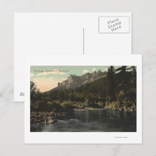 Castle Rockの景色 ポストカード (正面/裏面)