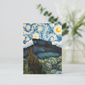 Castle Rock Colorado Master Impressionistポストカード ポストカード (スタンド正面)