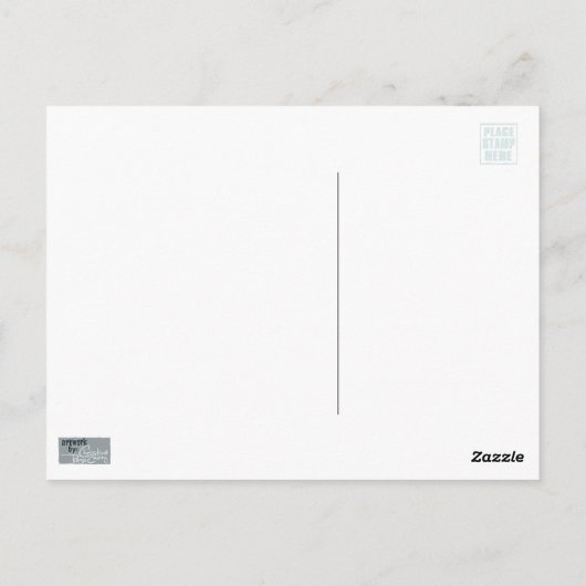 Castle Rock Colorado Master Impressionistポストカード ポストカード (裏面)