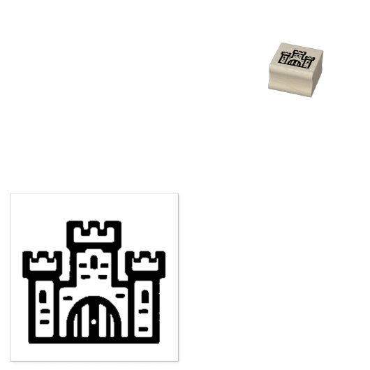 Castle Rubber Stamp ラバースタンプ (押印)