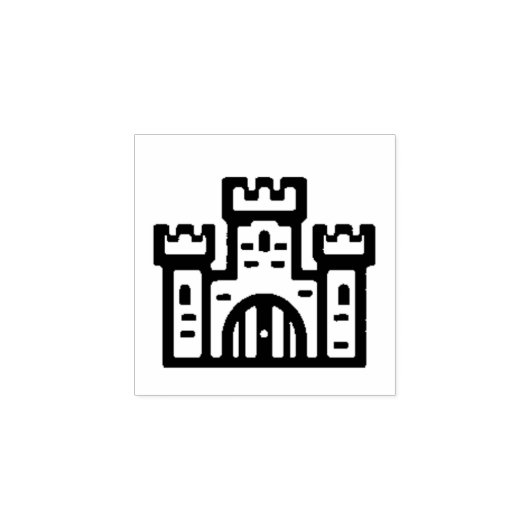 Castle Rubber Stamp ラバースタンプ (インプリント)
