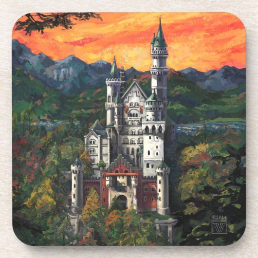 Castle Schloss Neuschwanstein コースター (正面)