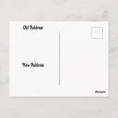 Castle Under a Yellow Moon New Address ポストカード (裏面)