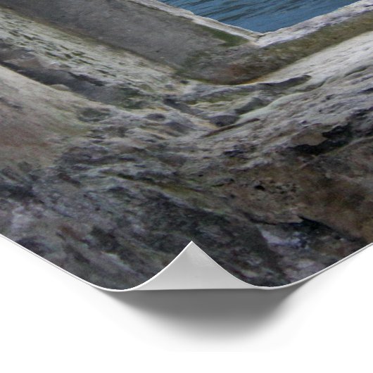 Castle Window with an Ocean View ポスター (角)