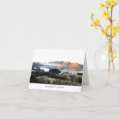 Castleheadからの眺め – Lake District, Derwentwater カード (黄色い花)