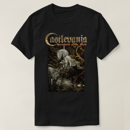 Castlevania - Symphonie de la nuit T-shirt classiq Tシャツ (デザイン正面)
