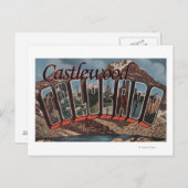Castlewood, Colorado - Large Letter Scenes ポストカード (正面/裏面)