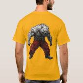 Castor musclé 🦫 design intense tシャツ (裏面)