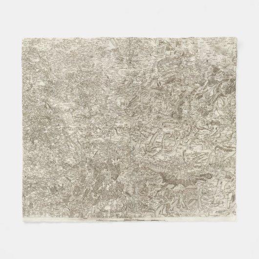 Castres フリースブランケット (正面(横))