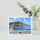 Castries - Saint Lucia - Panorama - ポストカード (スタンド正面)