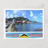 Castries - Saint Lucia - Panorama - ポストカード (正面)