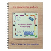 Casual and Fun Board Game Night Scorekeeping ノートブック (正面)
