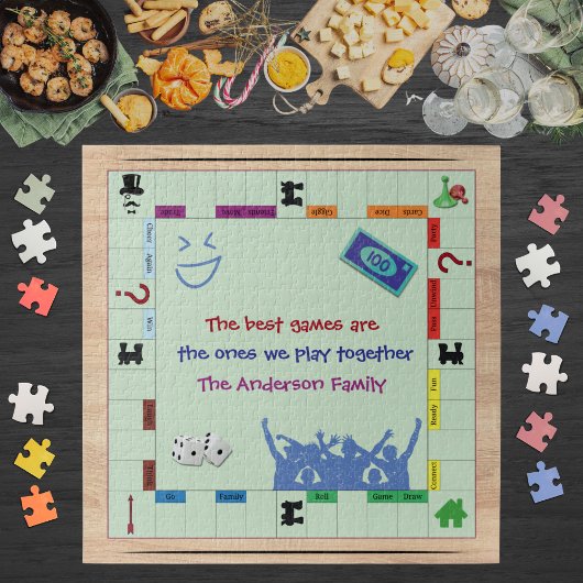 Casual and Fun Family Board Game Jigsaw Puzzle ジグソーパズル