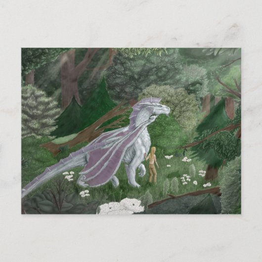 CasualStrollElf&Dragonはがき ポストカード (正面)