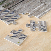 Caswellのビーチ、NCの土地および海景 ジグソーパズル (側面)