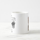 Catおもしろいパパ(名前をカスタムするとイメージ) コーヒーマグカップ (中央)