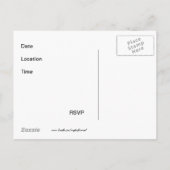 Catおもしろい共同作業者/オフィスパーティー インビテーションポストカード (裏面)