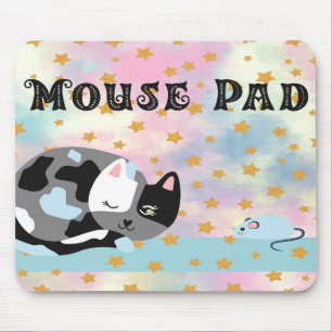 Catおよび:Mouseを使用したマウスパッド マウスパッド