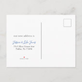 Catからの新しいアドレスのおもしろい発表 案内ポストカード (裏面)