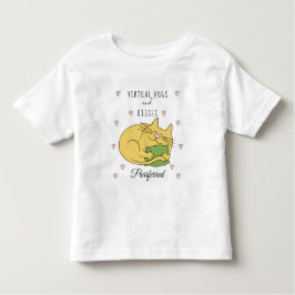 Catが仮想ハグを推奨 トドラーTシャツ