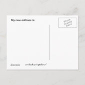 Catが新おもしろいしいアドレスを移動 案内ポストカード (裏面)
