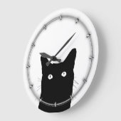 Catが表示されクリックてColor Decorオプションを選択 ラージ壁時計 (傾斜)