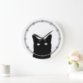 Catが表示されクリックてColor Decorオプションを選択 ラージ壁時計 (ホーム)