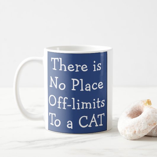 CATに対する制限なし コーヒーマグカップ (ドーナツ)