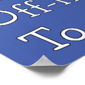 CATに対する制限なし ポスター (角)