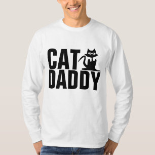 CATのお父さん、おもしろいな猫のパパのTシャツ Tシャツ