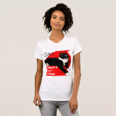 CATの女性で親友のTシャツ Tシャツ (正面フル)