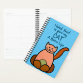 「CATの懸命与えでCATのライフアップに努める」 Journal プランナー手帳 (ディスプレー)