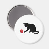 Catの転がサイコロRPGロールのゲ遊ームGaming Lov マグネット (正面/裏面)