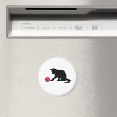 Catの転がサイコロRPGロールのゲ遊ームGaming Lov マグネット (インサイチュ (食洗機))