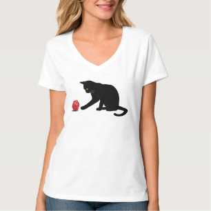 Catの転がサイコロRPGロールのゲ遊ームGaming Lov Tシャツ