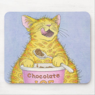 CATの食べ物のアイスクリーム マウスパッド