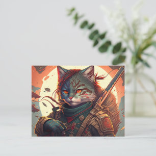 Catはがきを使用して忍者を送信 ポストカード