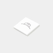 Catはそれをノートを投稿。可愛い猫用ノートパッド ポストイット (アングル)