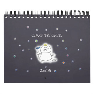 CATは神のカレンダー2016年です カレンダー