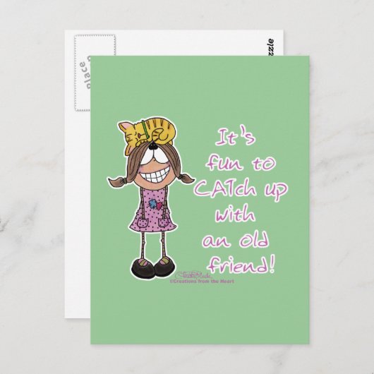 CATアップ ポストカード (正面/裏面)