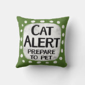 Catアラート装飾用クッション クッション (裏面)
