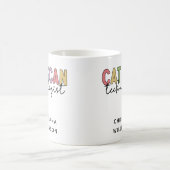CATカスタムスキャン技術者CT技術ギフト コーヒーマグカップ (中央)