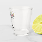 CATカスタムスキャン技術者CT技術ギフト ショットグラス (右)